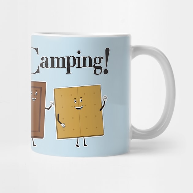 Smores Camping by ElizabethB_Art